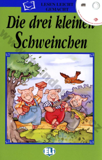 Die drei kleinen Schweinchen - zjednodušené čítanie vr. CD v nemčine pre deti