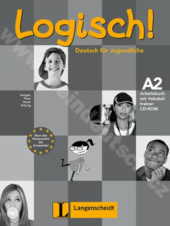 Logisch! A2 - pracovný zošit 2. diel vr. audio-CD a CD-ROM Vokabeltrainer