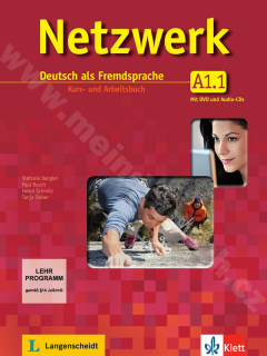 Netzwerk A1.1 - kombinovaná učebnica nemčiny a prac. zošit vr. 2 audio-CD a DVD