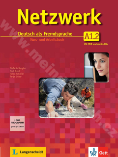 Netzwerk A1.2 - kombinovaná učebnica nemčiny a prac. zošit vr. 2 audio-CD a DVD