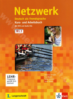 Netzwerk B1.1 - kombinovaná učebnica nemčiny a prac. zošit vr. 2 audio-CD a DVD