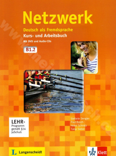 Netzwerk B1.2 - kombinovaná učebnica nemčiny a prac. zošit vr. 2 audio-CD a DVD