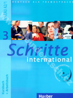 Schritte international 3 - učebnica nemčiny a pracovný zošit vr. audio-CD k PZ