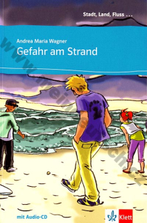 Gefahr am Strand - zjednodušené čítanie v nemčine vr. CD
