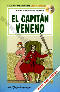 El capitán Veneno - španielske zjednodušené čítanie A1 s CD