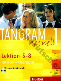 Tangram aktuell 1 (lekcie 5-8) - učebnica nemčiny a pracovný zošit + CD k PZ