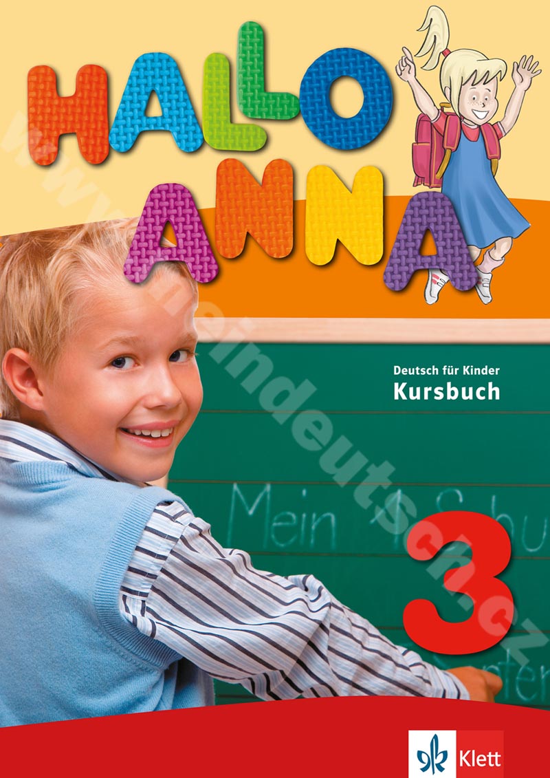 Hallo Anna 3 - učebnica nemčiny pre deti vr. 2 audio-CD