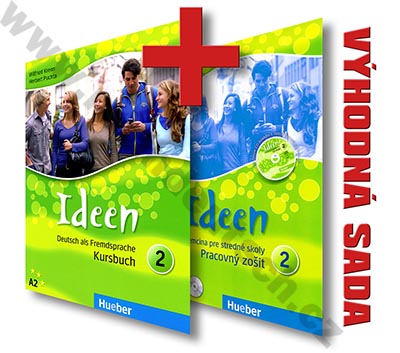 Ideen 2 - paket 2. dielu (učebnica + pracovný zošit vr. 2 audio-CD a CD-ROM)