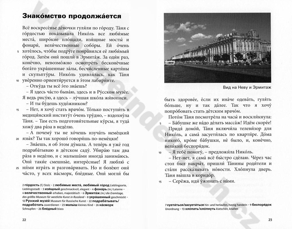 Kanikuly v Petersburge (Каникулы в Петербурге) – čítanie v ruštine A2