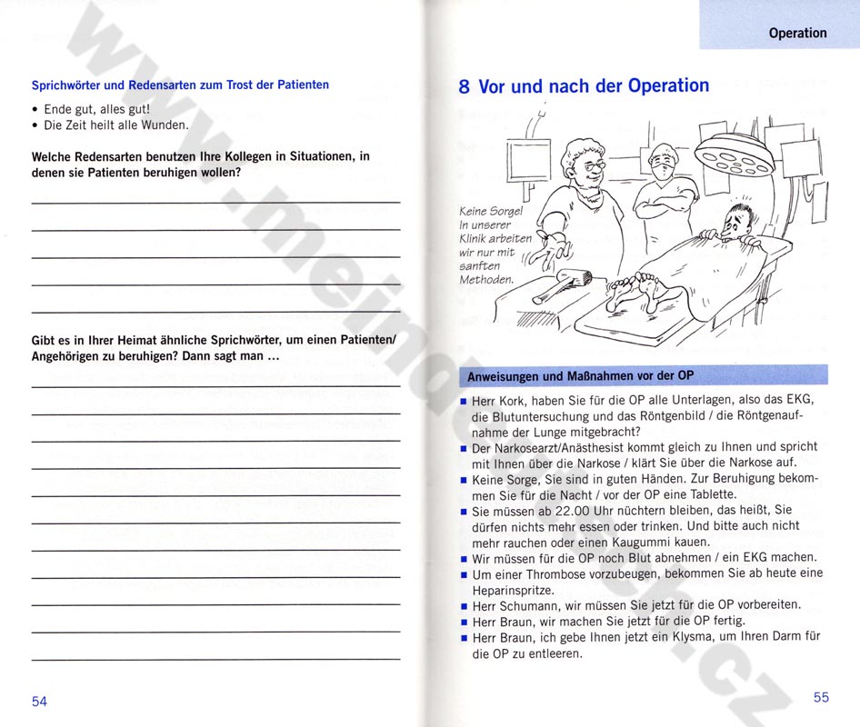 Deutsch im Krankenhaus B1/B2 - príručka obratov