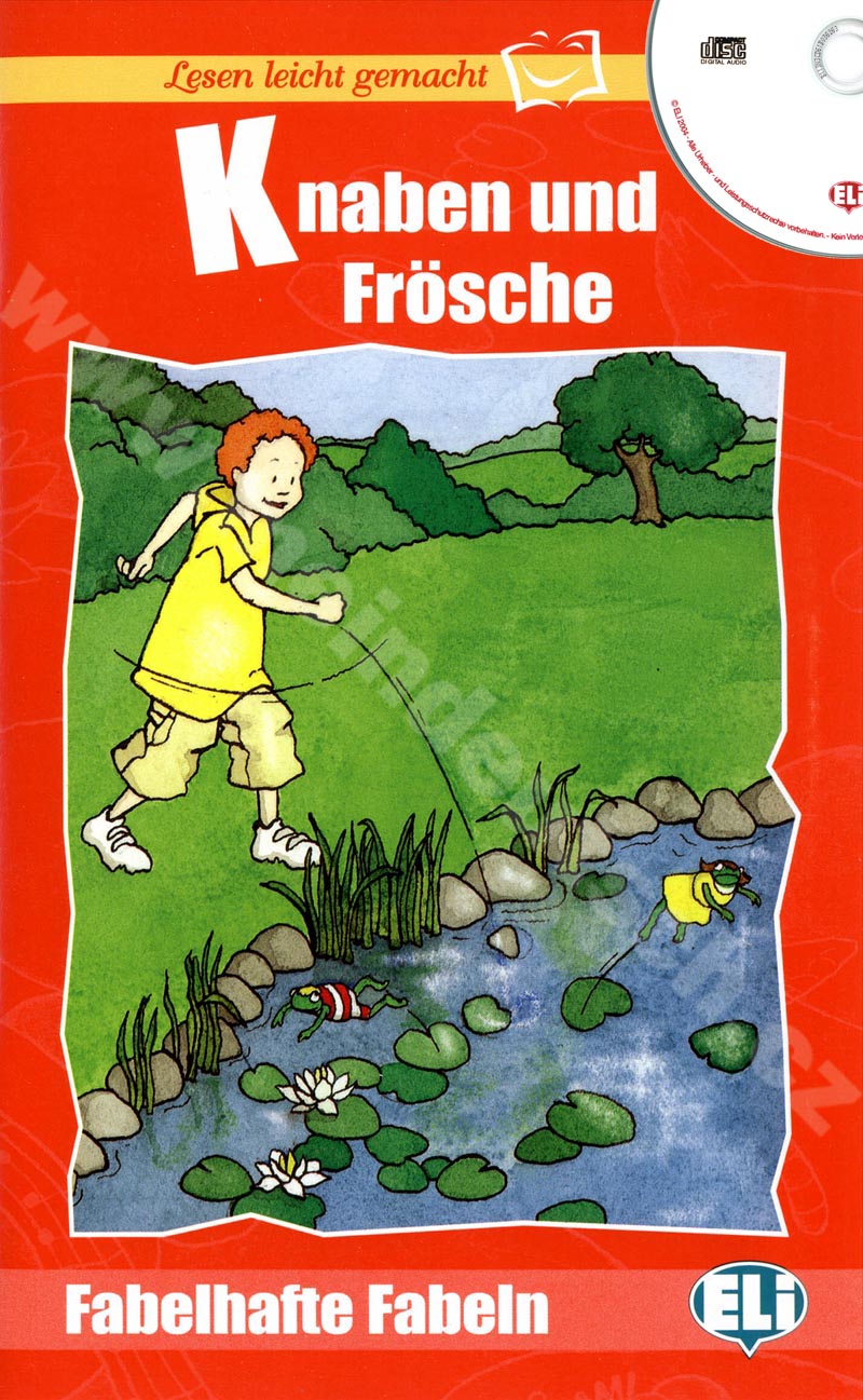Knaben und Frösche - zjednodušené čítanie v nemčine vr. CD pre deti