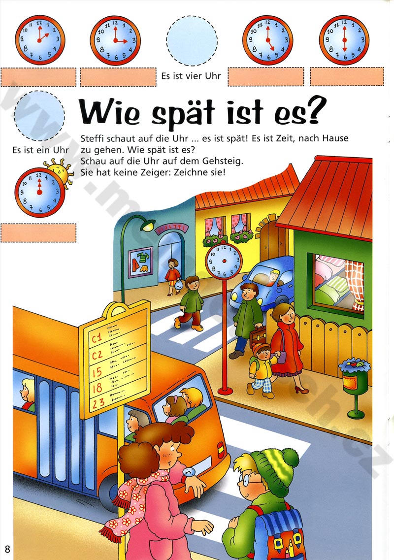 Mein erstes deutsches Bildwörterbuch - in der Stadt - obrázkový slovník pro děti