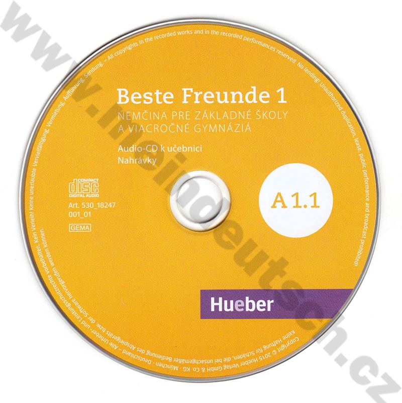 Beste Freunde A1.1 (SK verzia) - audio-CD k učebnici nemčiny pre ZŠ