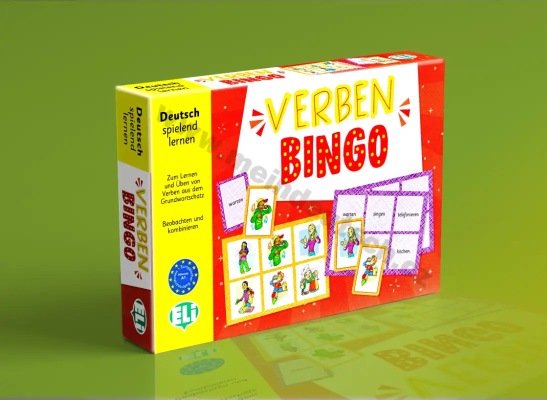 Verben-Bingo - didaktická hra do výučby nemčiny