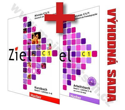 Ziel C1/1 – paket učebnica a pracovný zošit vr. vloženého CD-ROM (lekcie 1-6)