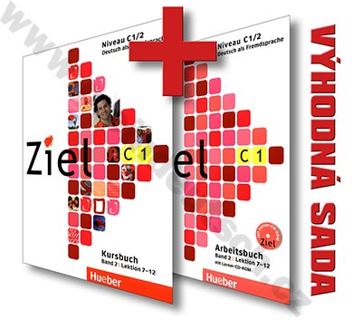 Ziel C1/2 – paket učebnica a pracovný zošit vr. vloženého CD-ROM (lekcie 7-12)